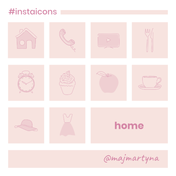 #instaicons basic home