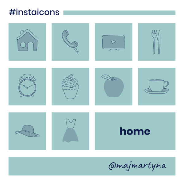 #instaicons basic home