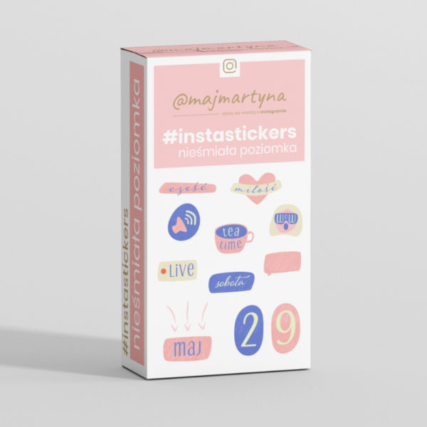 #instastickers nieśmiała poziomka