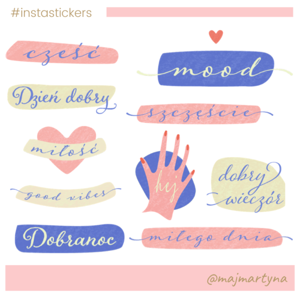 #instastickers nieśmiała poziomka