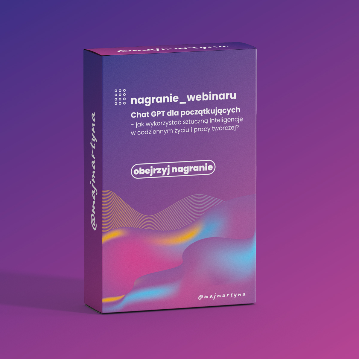 Nagranie webinaru: Chat GPT dla początkujących - jak wykorzystać sztuczną inteligencję w codziennym życiu i pracy twórczej?